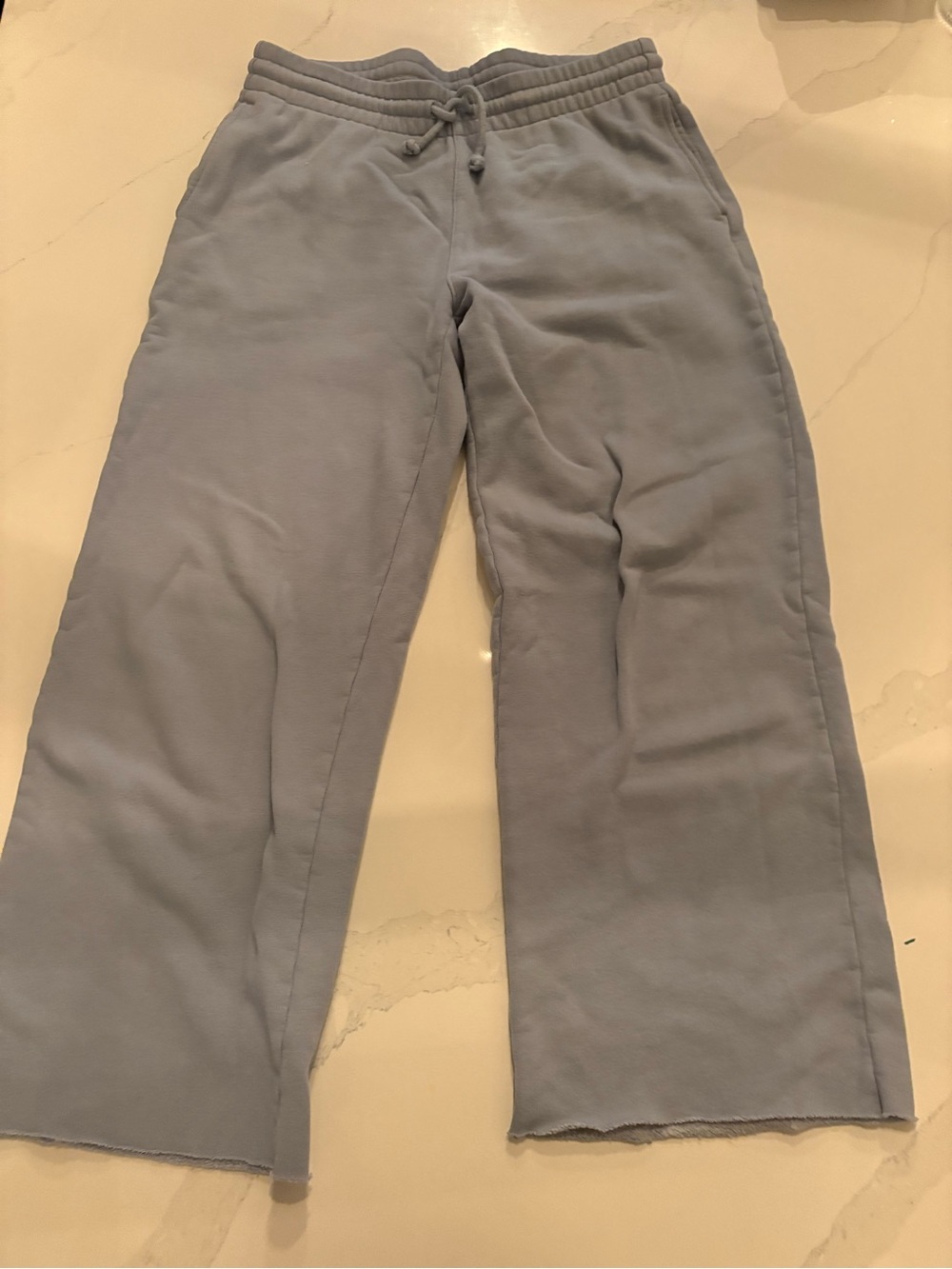 Aritzia TNA Light Blue Drawstring Joggers